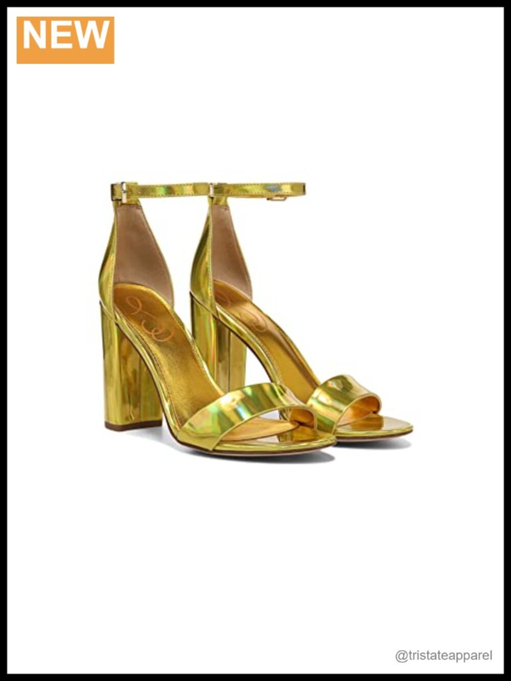Block Heeled Sandal Open Toe Ankle Strap Adjustable Buckle